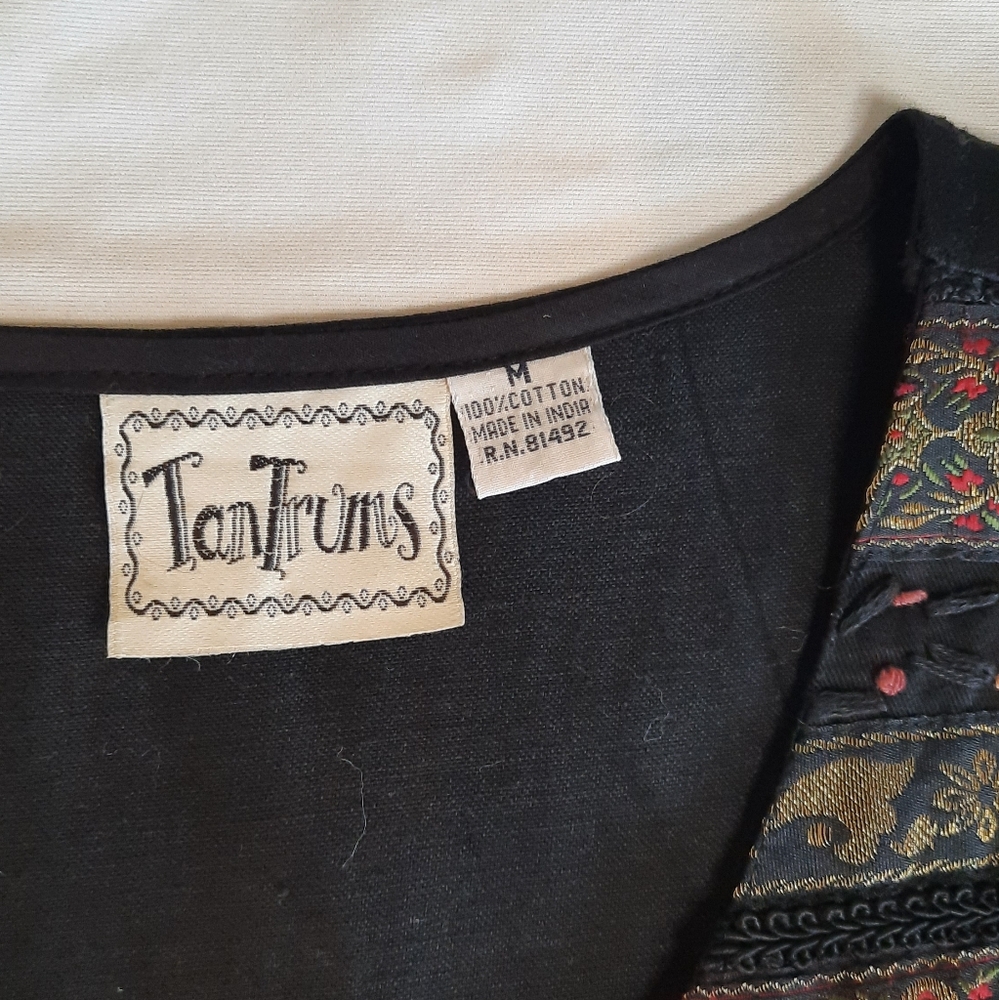 Tantrums Vintage Embroidered Cotton Vest - Picture 5 of 8